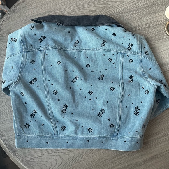 H&M Rhinestone Embellished Denim Jacket - Picture 7 of 7